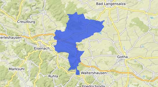 Bodenrichtwertkarte H&ouml;rselberg-Hainich